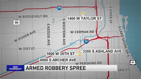 Police investigating string of overnight robberies on Southwest Side